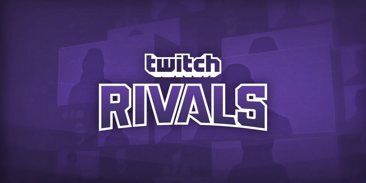twitch rivals logo purple background