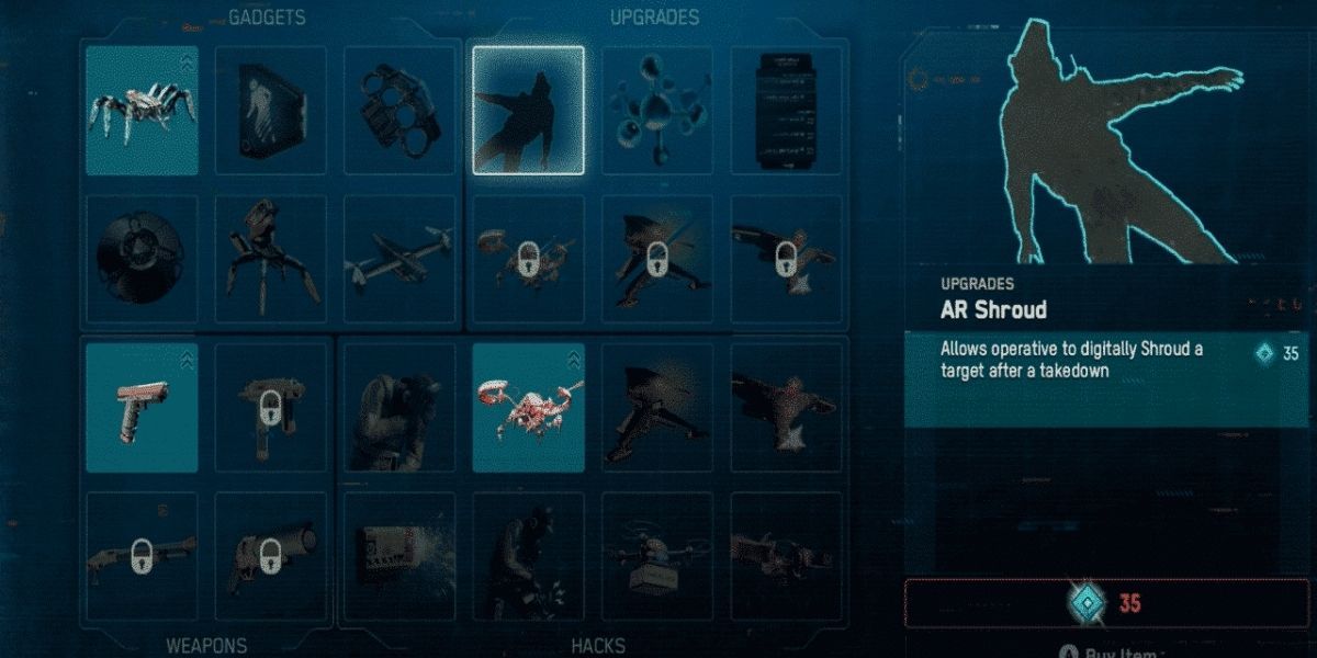 The AR shroud can hide unconscious enemies in watch dogs legion