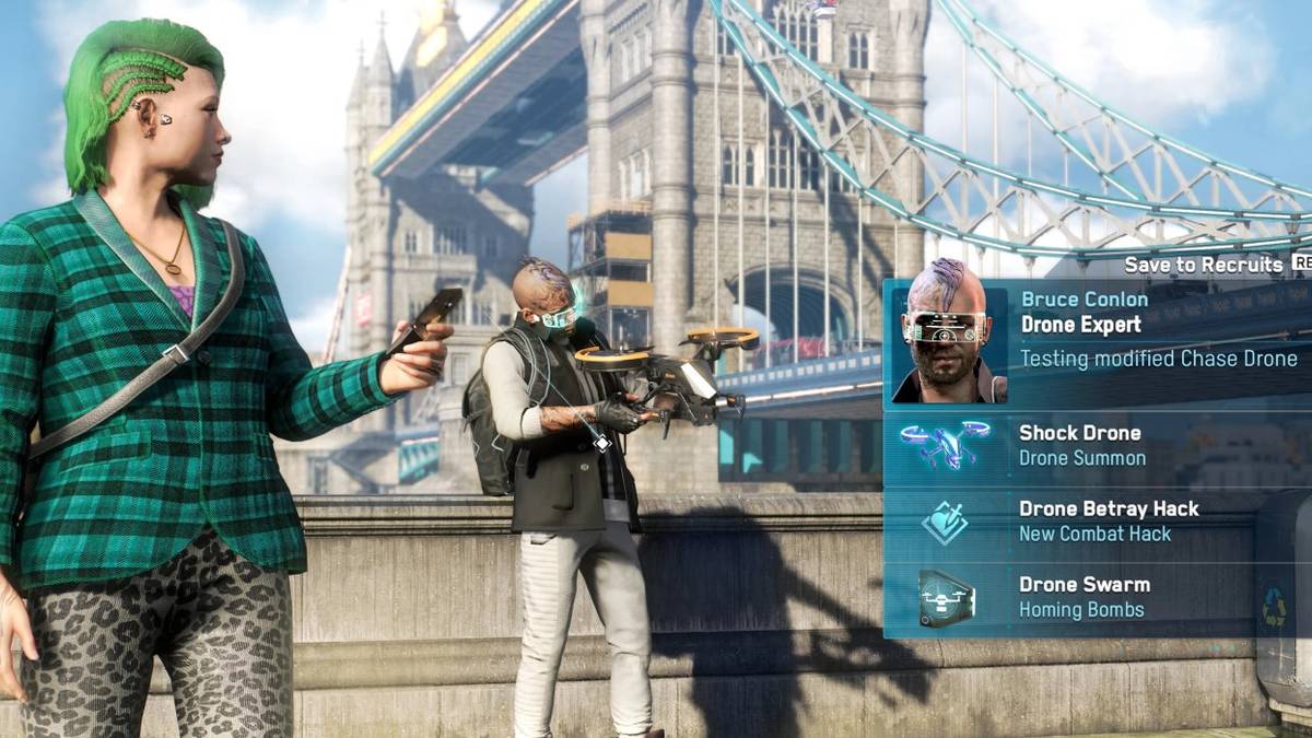 Watch Dogs: Legion Recruiting a Drone Expert