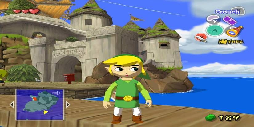 Link in The Wind Waker