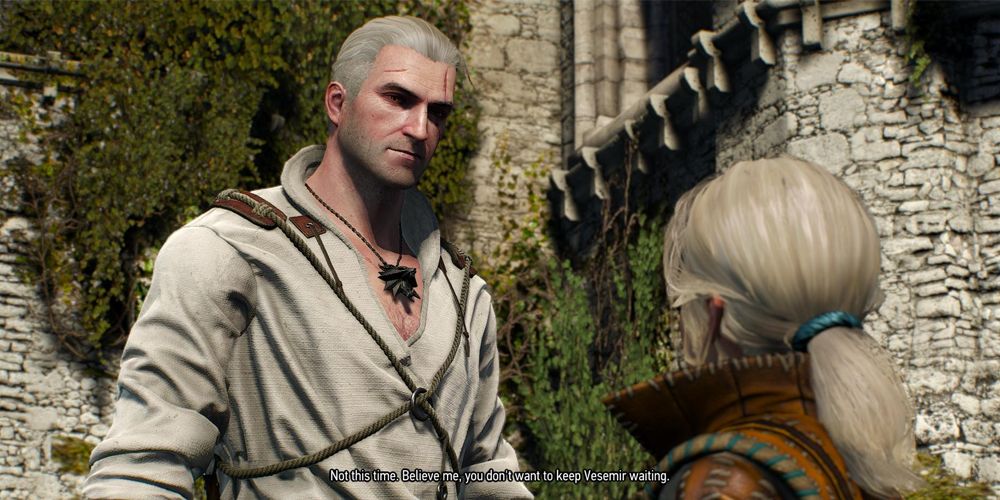 Geralt dressed casually (The Witcher 3)
