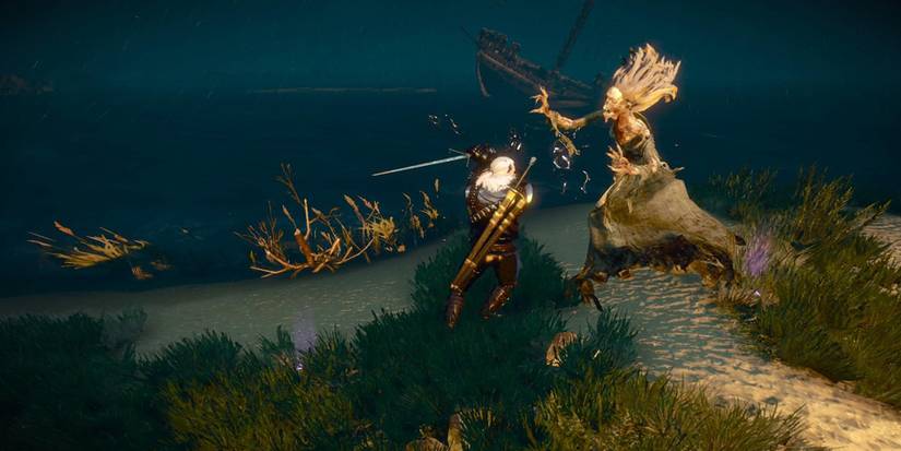 The Witcher 3 with the HUD turned off