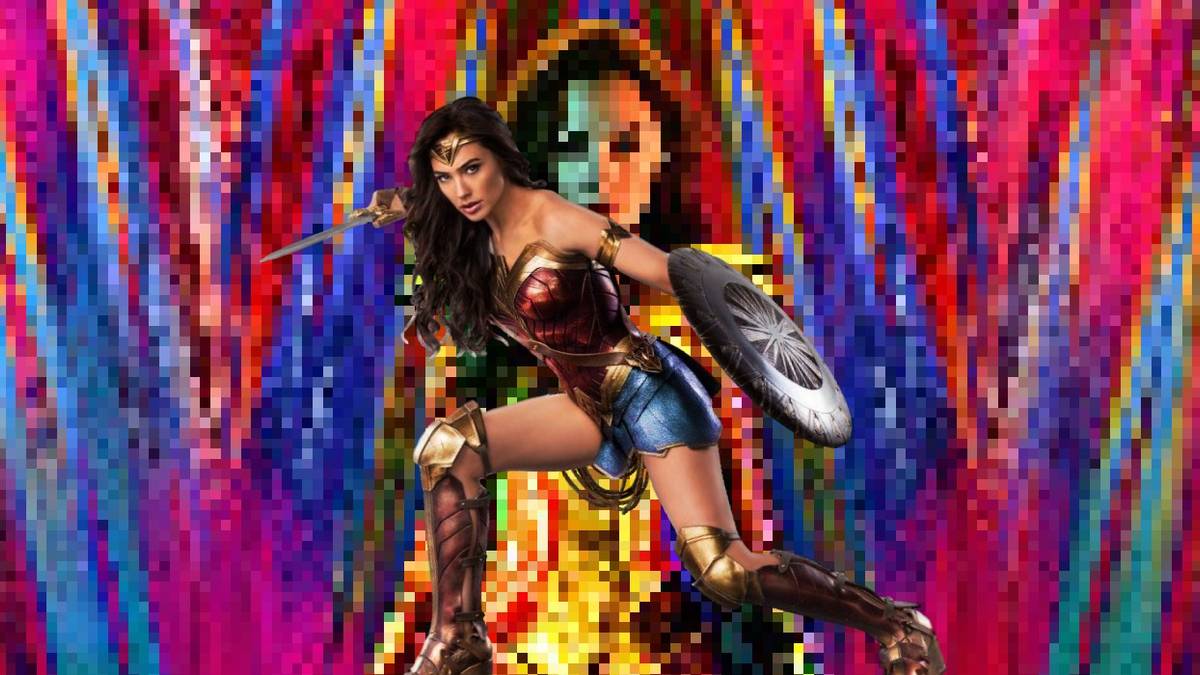 wonder woman 1984 pixellated