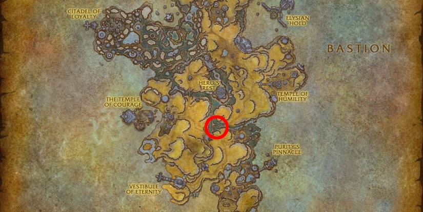 world of warcraft shadowlands cloudfeather guardian map