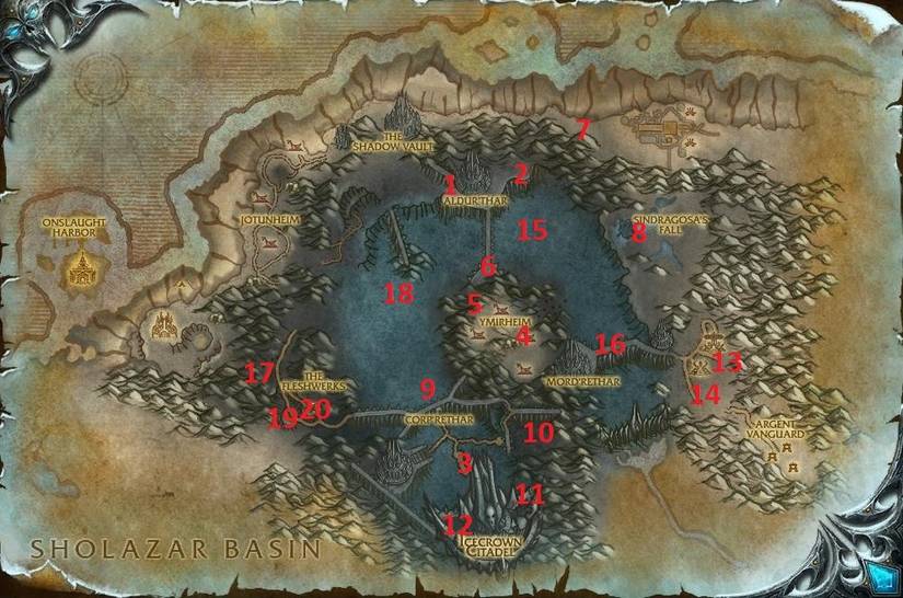 world of warcraft icecrown zone