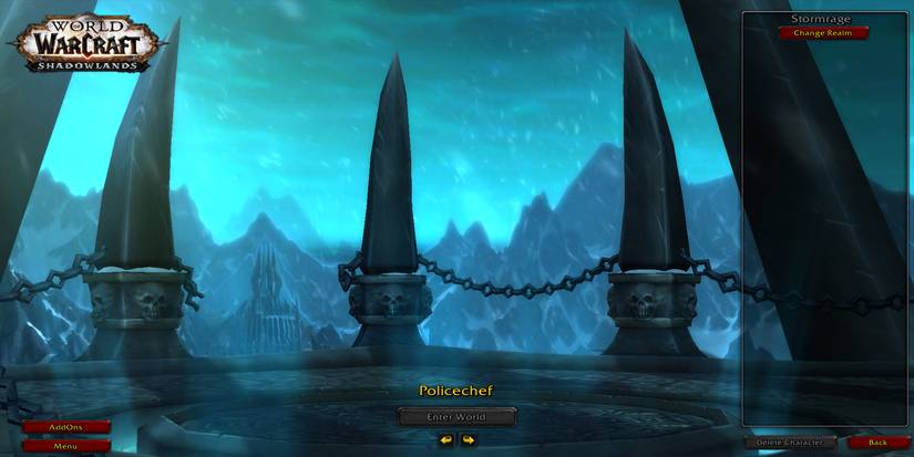 shadowlands bugged character menu