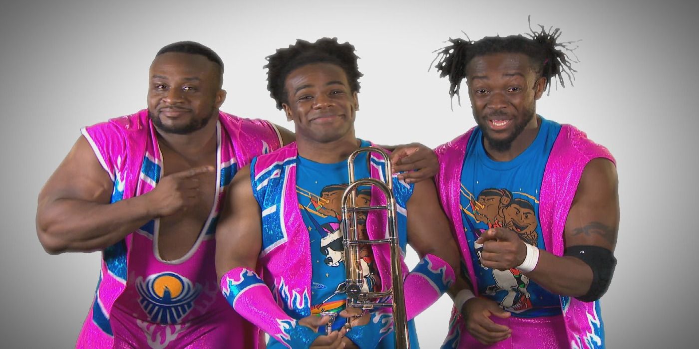 wwe the new day group photo in costume