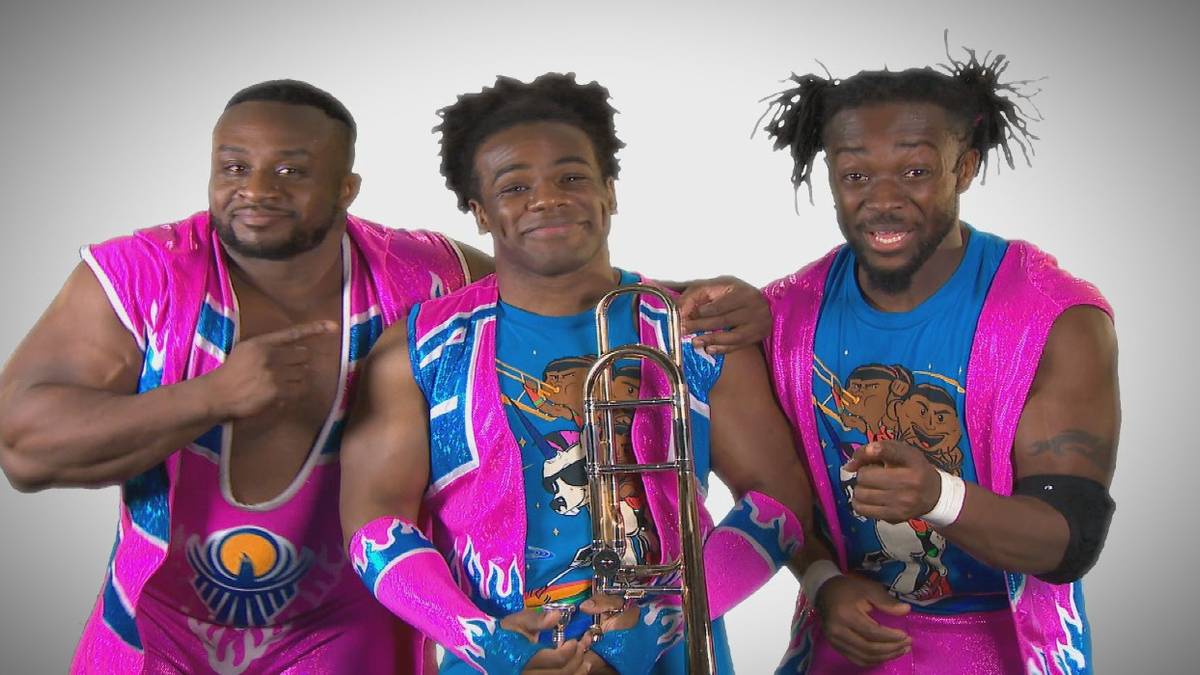 wwe the new day group photo in costume