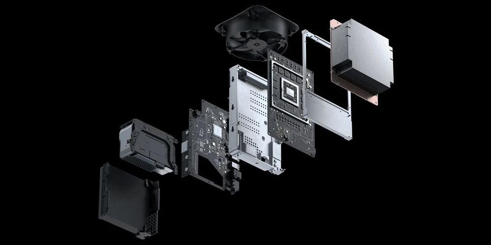 The internals of the Xbox Series X