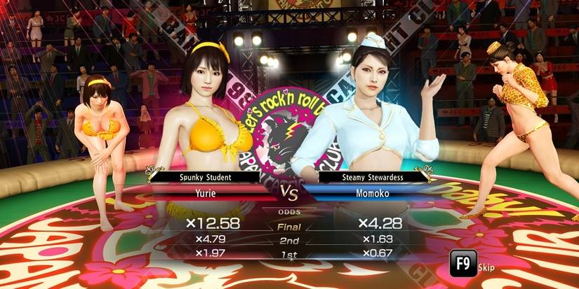 A catfight in Yakuza 0