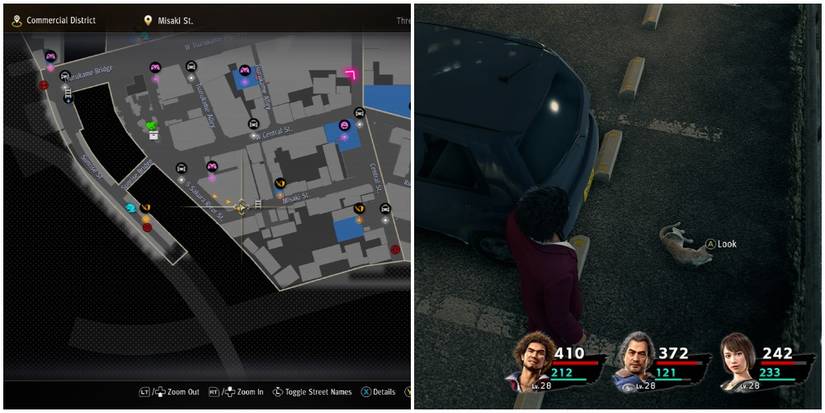 yakuza like a dragon cat commercial district