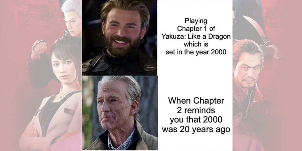 yakuza like a dragon meme age