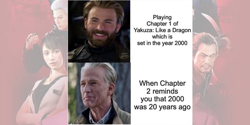 yakuza like a dragon meme age