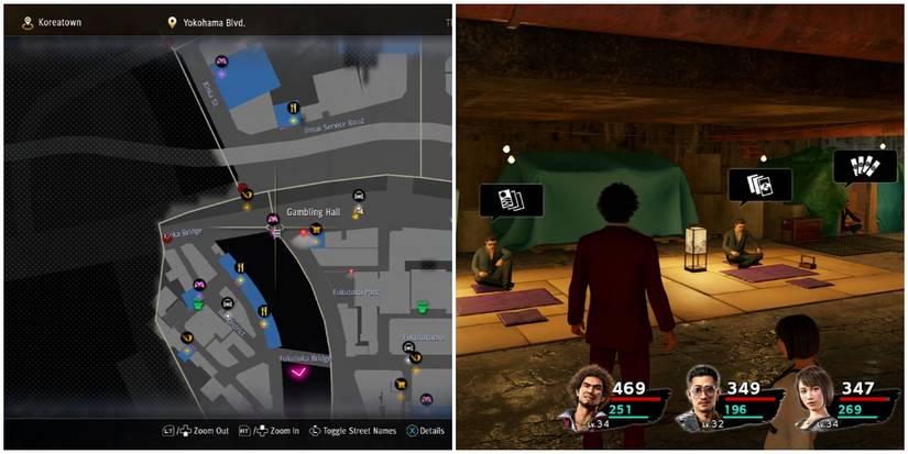 yakuza like a dragon secret gambling hall