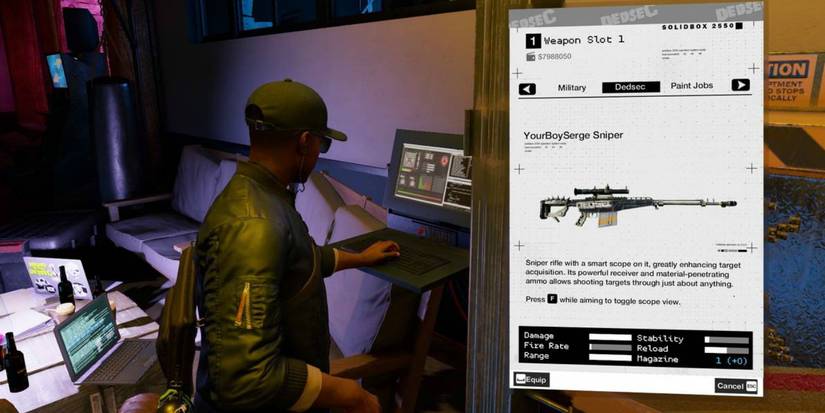 watchdogs legion weapon profile