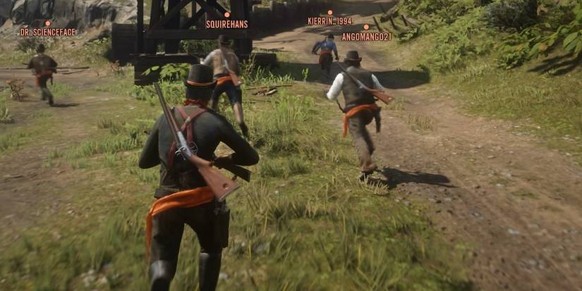 Red Dead Online PvP orange team