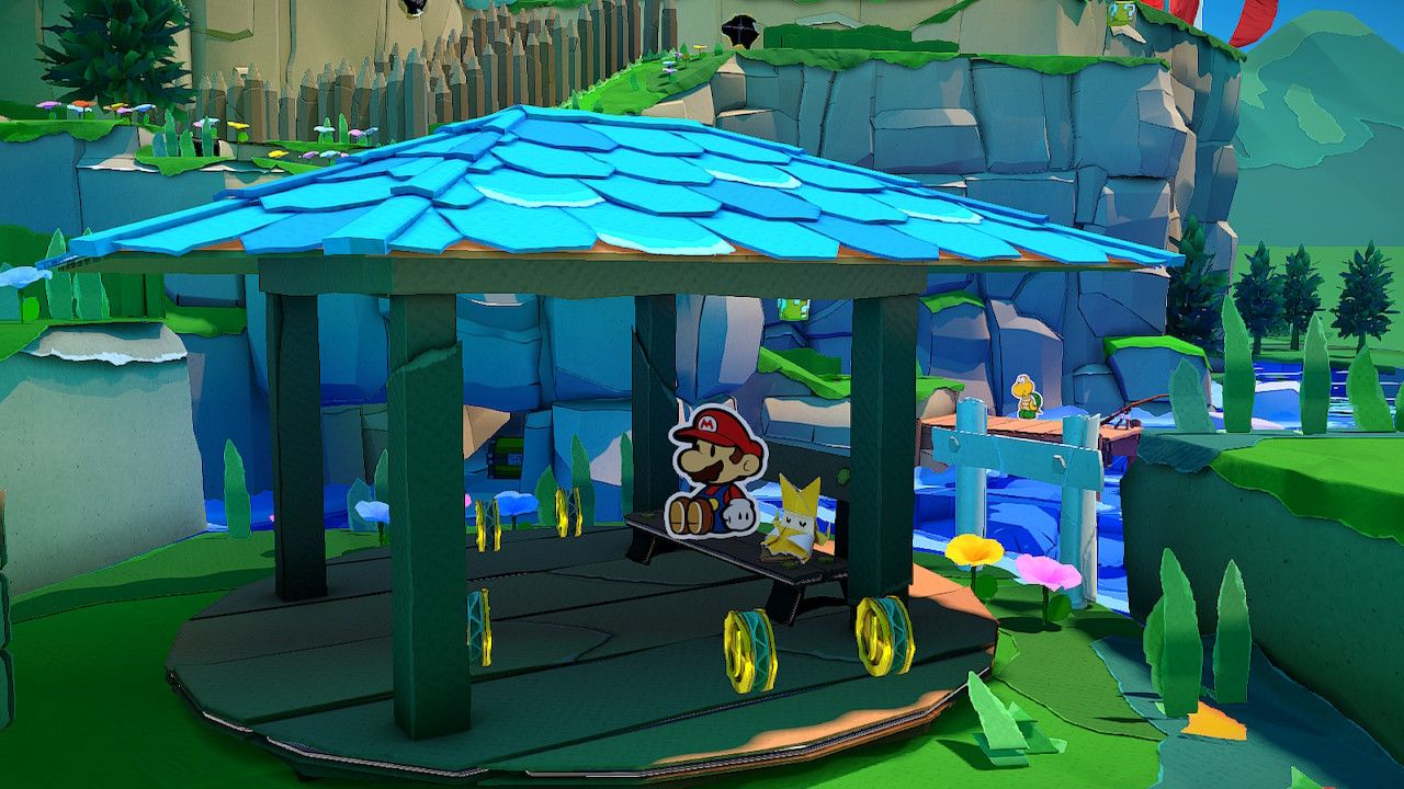 Paper Mario Origami King gameplay screenshot