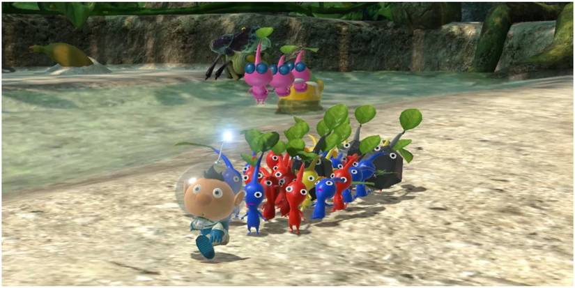 Pikmin 3 Deluxe gameplay screenshot