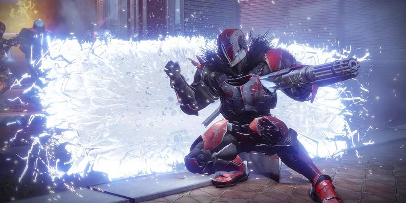 A Titan activating a Barricade - Destiny 2 Titan Tank Tips