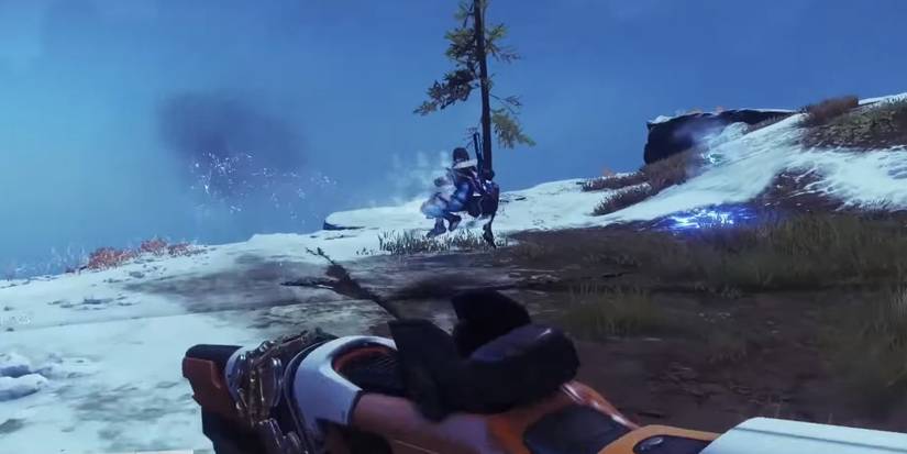 An opponent sliding - Destiny 2 Hunter DPS Tips