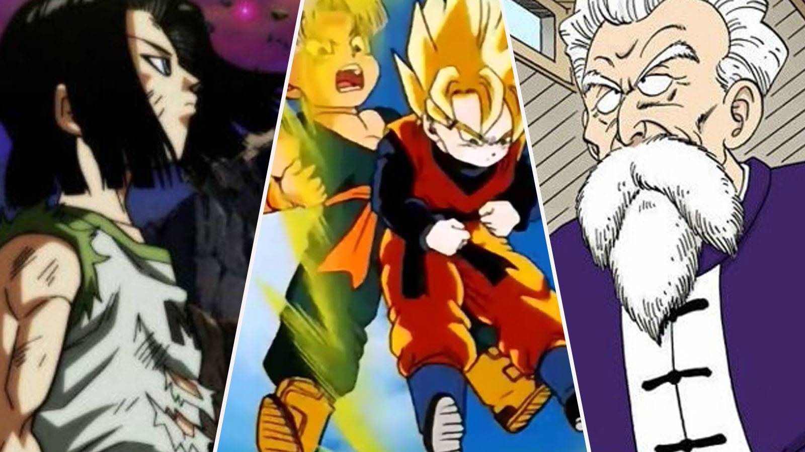 Android 17, Trunks, Super Saiyan Goten, Jackie Chun