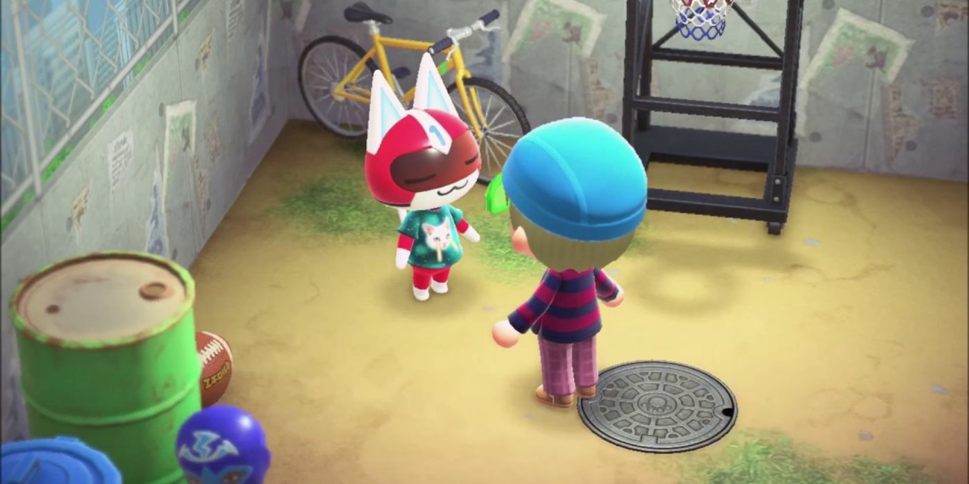 Animal Crossing Kid Cat's house from the inside
