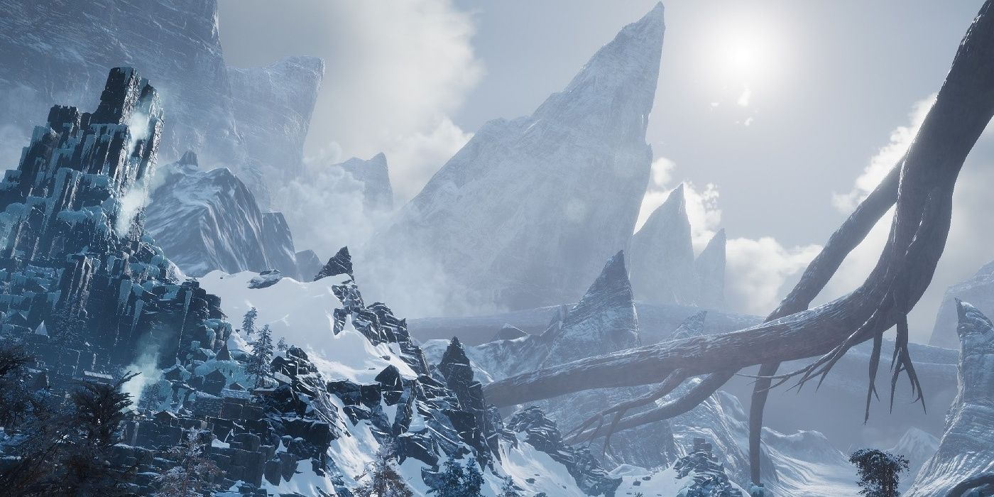 The realm of Jotunheim in Assassin's Creed Valhalla