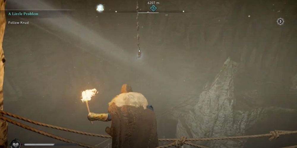 Assassins Creed Valhalla Jumping To Key On Cavern Of Trials