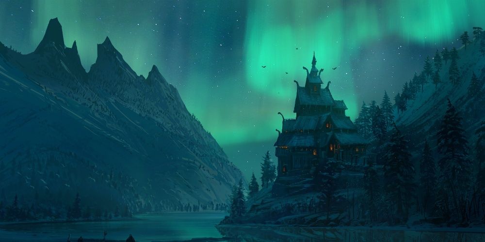 Assassins Creed Valhalla Noruega Aurora Boreal