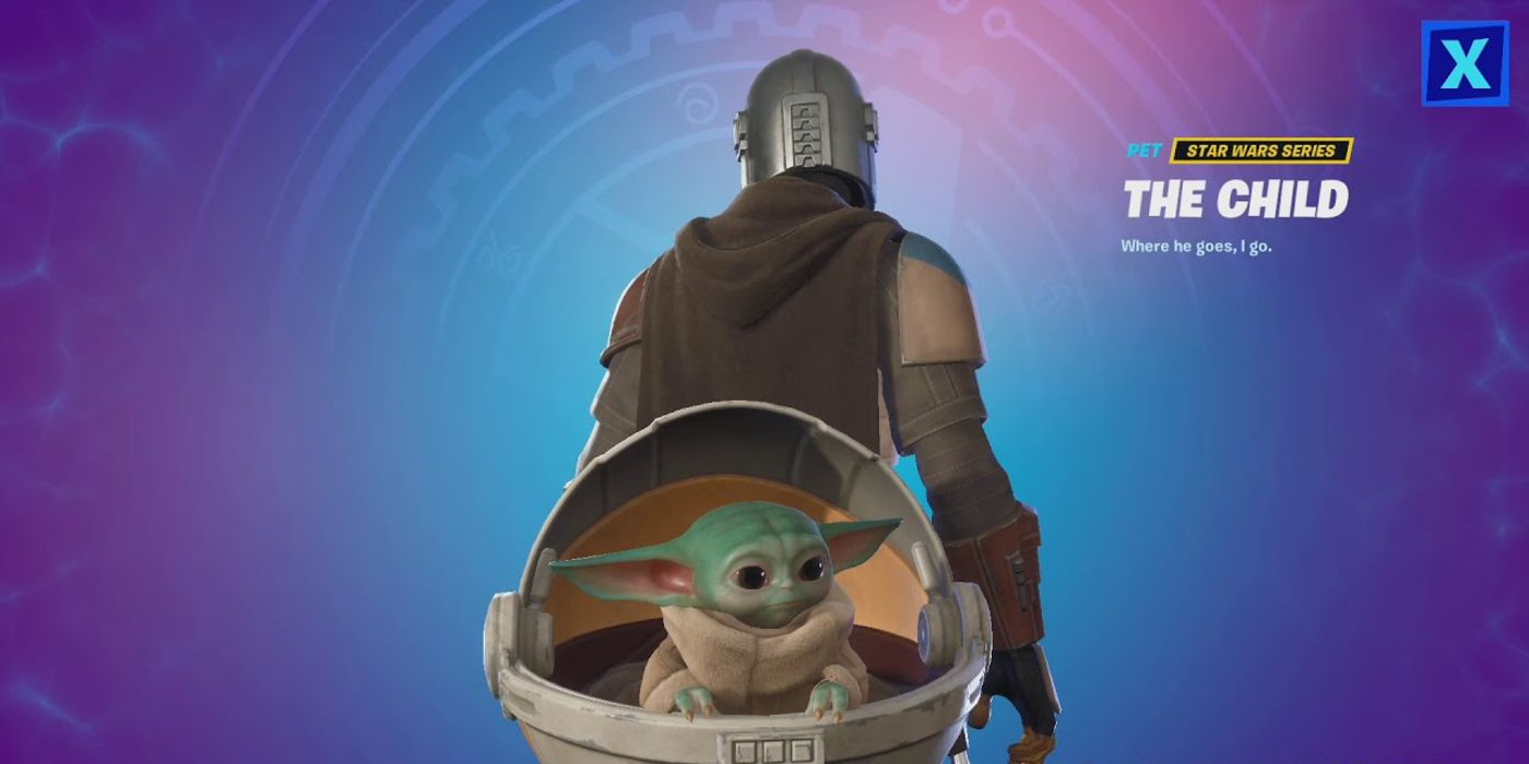 Baby Yoda in Fortnite