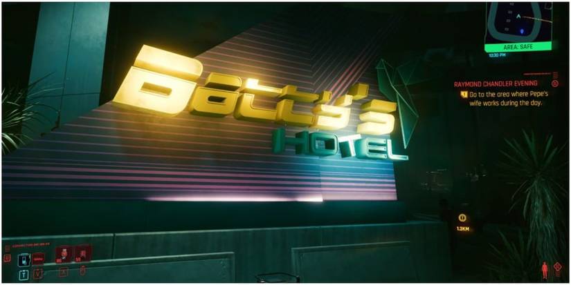 Batty's Hotel is a direct reference to Roy Batty in Blade Runner