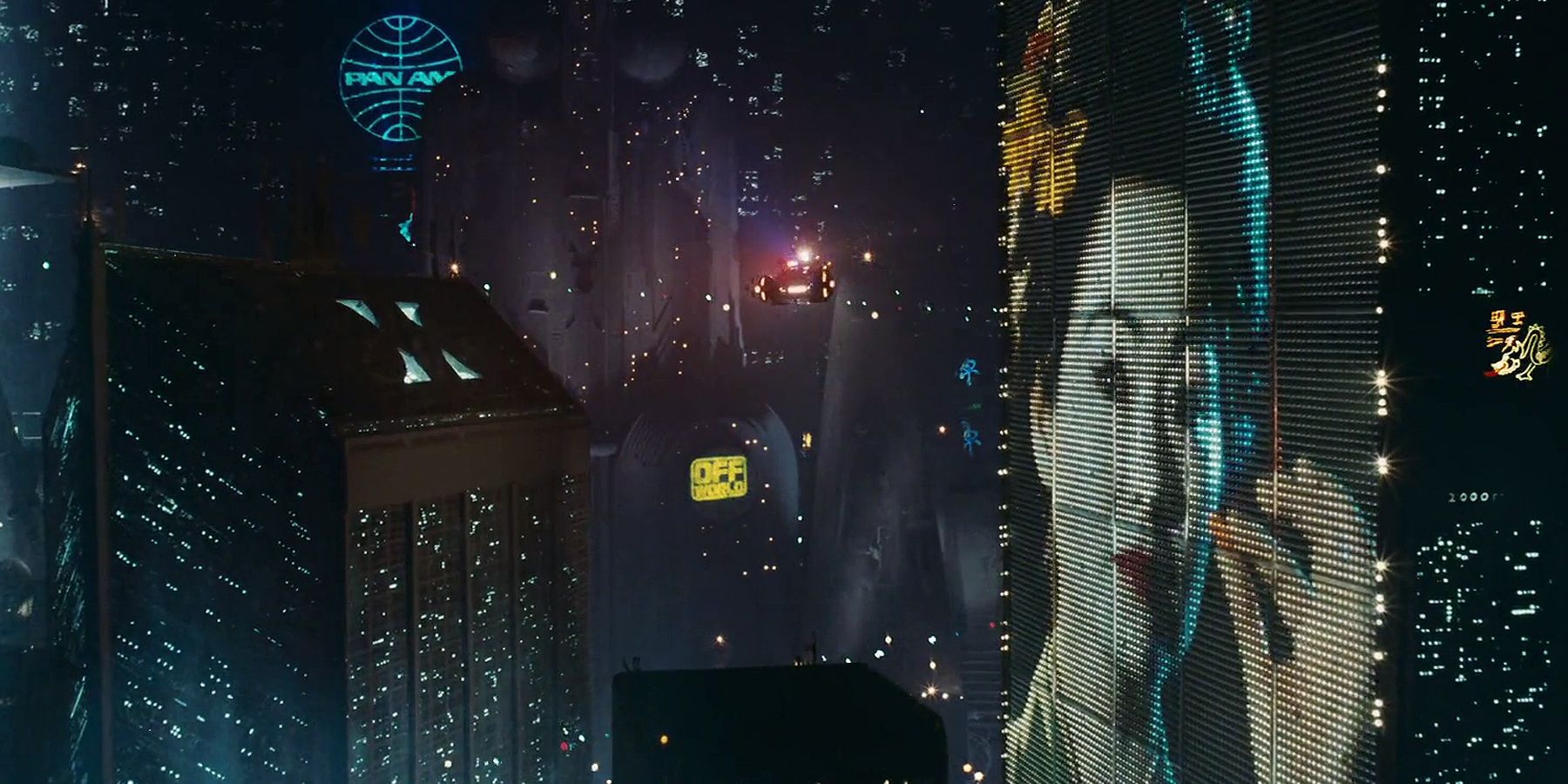 The city in Blade Runner