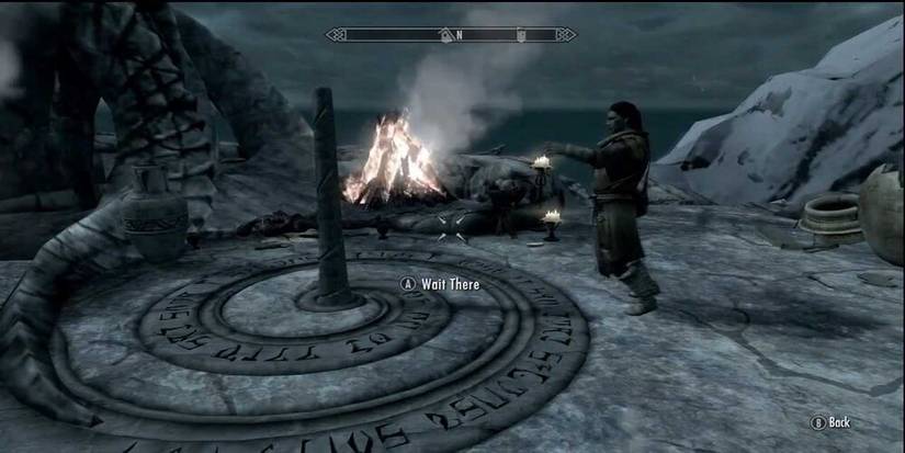 Sacrafice being prepared - Skyrim