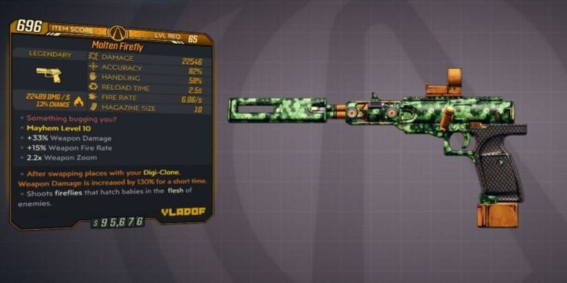 The firefly summons babies that burrow into enemies in borderlands 3