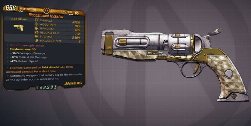 The Trickshot fires faster than the flood in borderlands 3