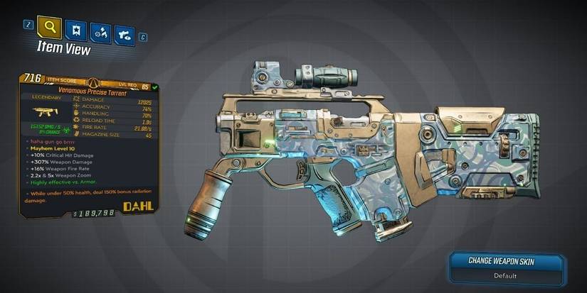 Borderlands 3 Torrent legendary SMG
