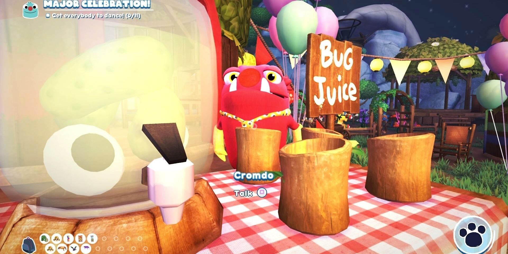 Bugsnax Cromdo Bug Juice Stand