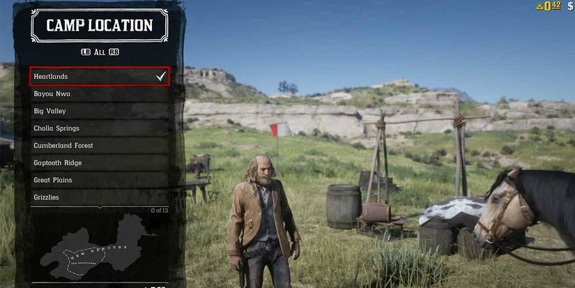 Large Camp Red Dead Online RDO