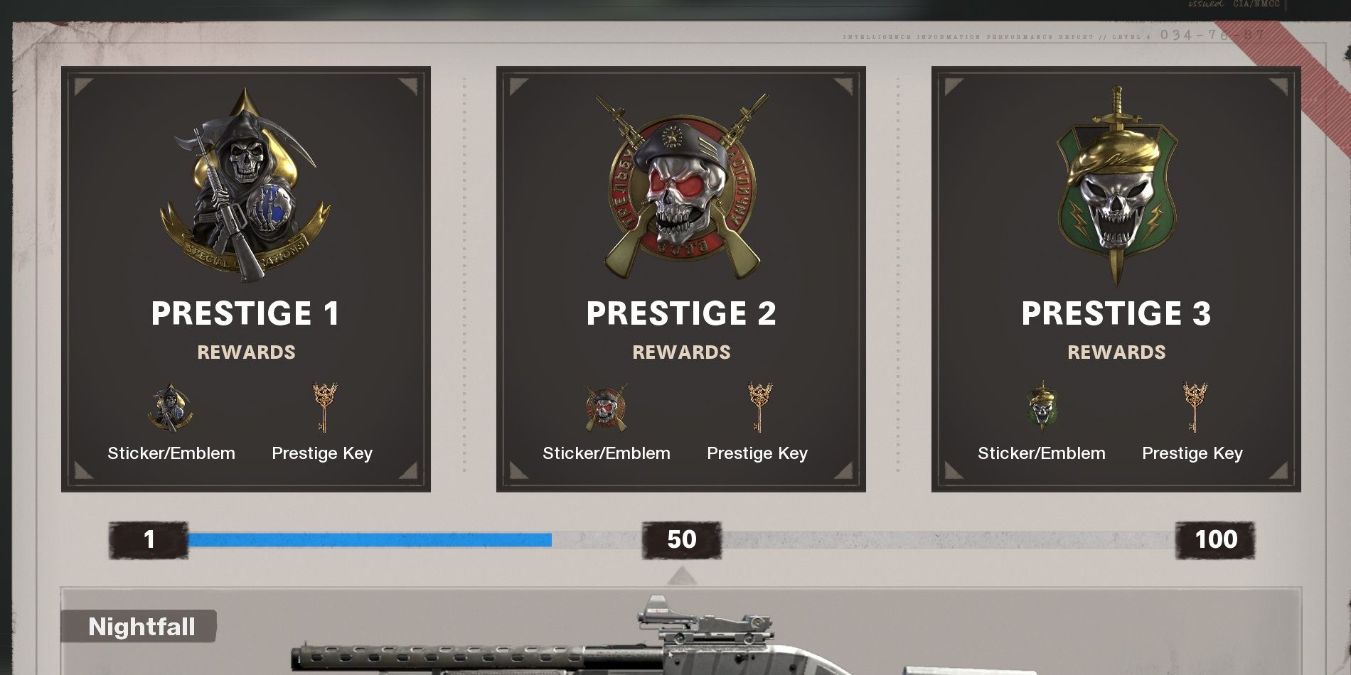Call of Duty Black Ops Cold War Prestige