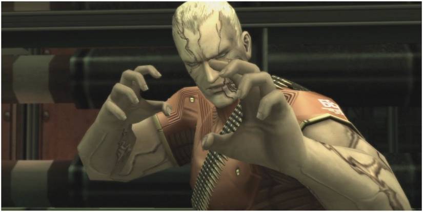 Colonel Volgin closeup before the first boss fight