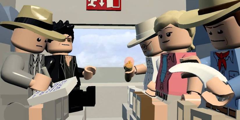 Cutscene in Lego Jurassic World