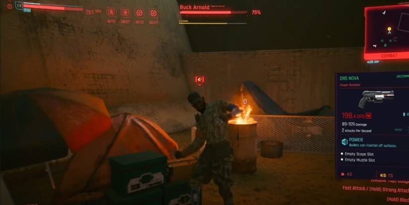 Cyberpunk 2077 Beat The Brat Buck Getting Staggered