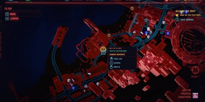 Cyberpunk 2077 Beat The Brat Final Location