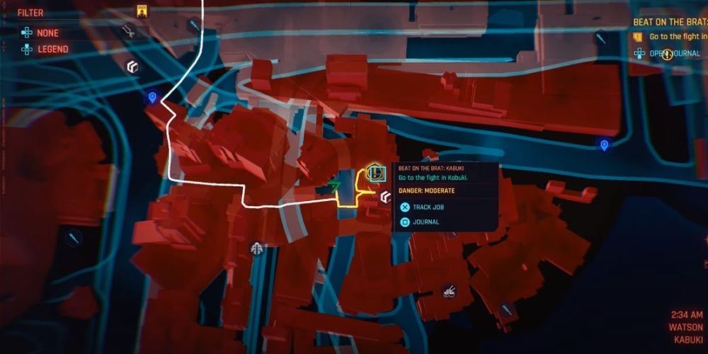 Cyberpunk 2077 Beat The Brat Kabuki Location On Map