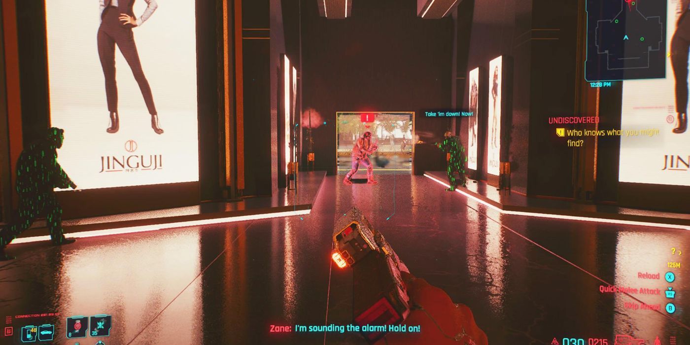 Cyberpunk 2077 Jinguji store during Bullets side quest