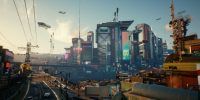 Cityscape shot from Cyberpunk 2077