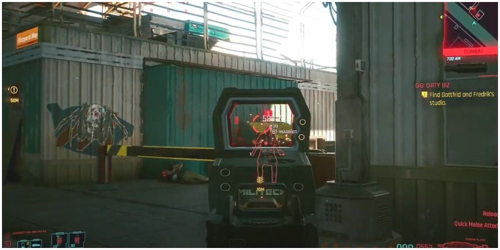 Cyberpunk 2077 Gaining The Cold Blood Skill From A Headshot