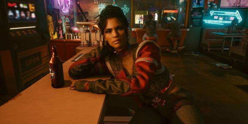 Cyberpunk 2077 Meeting Panam At The Bar Counter