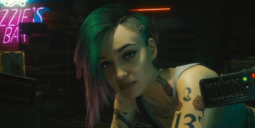 Cyberpunk 2077 V Talking To Judy Alvarez In The Chair