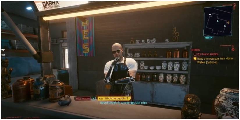 Cyberpunk 2077 Vendor That Sells Bounce Backs Regularly